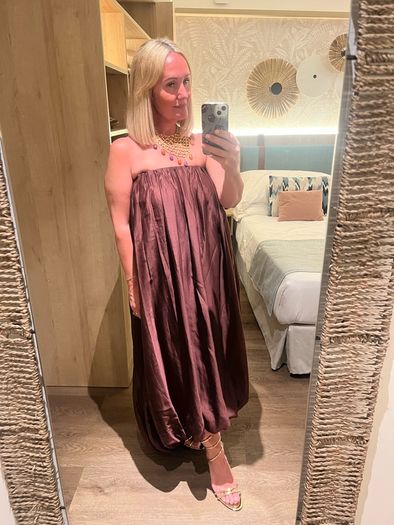 zara maxi dress