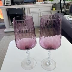Hurricane glass candle holders