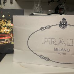 Prada carry gift bag
