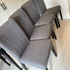 Dining chairs x 4