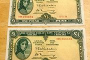 Irish Lavery In Sequence One Pound Banknotes