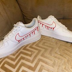 Nike Air Force 1 Ghostface Scream custom UK 9.5