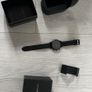 Emporio Armani Luigi Chronograph Black Dial Black Rubber Strap Watch Image 5