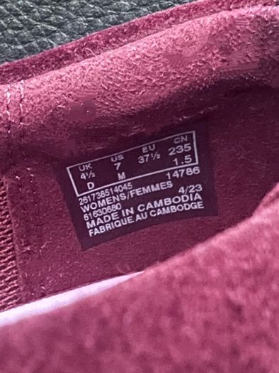Clarks tornhill burgundy