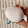 Blue white Shark Soft Plush approx. 10 cm. Used Please see photos Image 8