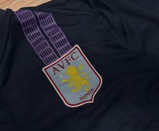 Aston Villa football polo tee shirt Macron AVFC