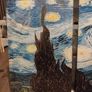 Stary Night 3 piece Canvas Art Image 3
