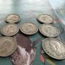 7 50% Two Shilling Coins GB Image 4