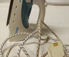 Steam iron.