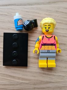 lego fitness instructor, collectible series 25
