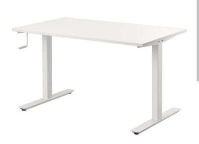 IKEA Skarsta standing desk with hand-crank