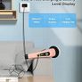 Electric Spin Scrubber, 360 Cordless Powerful Scrub Brush for Cleaning Bathroom, Kitchen, Shower Tub and Floor Tile with Adjustable Extension Long Handle and 8 Replaceable Rotating Brush Heads(Rose) Image 3