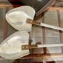 Vintage Ladies 1950s SAXONE Aluminium Steel Spring Coiled Shoe Trees UK Size S/M Image 4