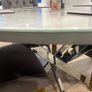 An amazing 43" round kitchen table and 4 chairs Image 6