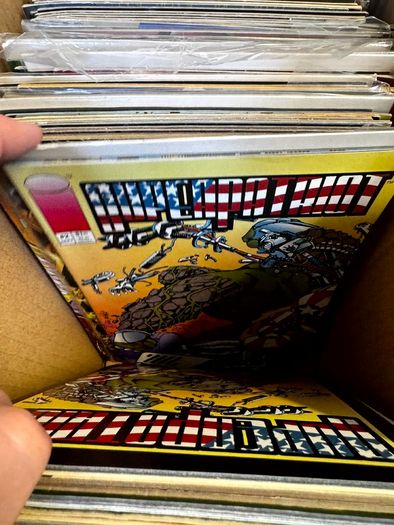 Image & Top Cow Long Comic Box w 320 comics for Sale