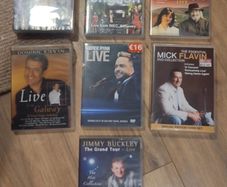 Selection of Irish country music dvds