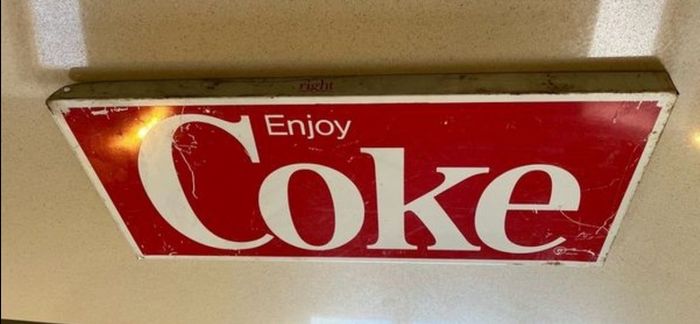 Coke Coca Cola Sign Metal
