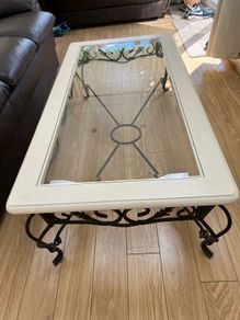 Coffee table Swords area
