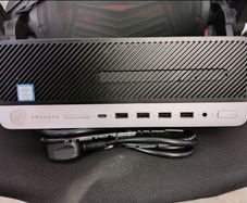 HP ProDesk 600 G4 SFF (i5 8th Gen) and power cable