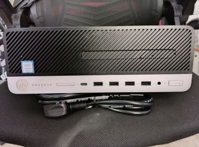 HP ProDesk 600 G4 SFF (i5 8th Gen) and power cable