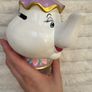 Disney Limited Edition Beauty And The Beast Mrs Potts Money Box approx. 15 cm. Damaged box Please see photos Image 5