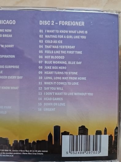 Chicago & Foreigner 2CD  - The Very Best Of