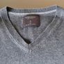 Springfield Grey V-neck Jumper Image 3