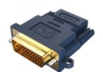 Cabletime DVI-D (24+1) Dual Link (Male) to HDMI (Female) HD 1080P Bi-Directional Adapter/Converter Gold Plated (Brand New/Warranty)