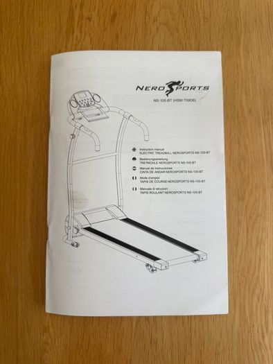 Nero Pro Folding Electric Treadmill + Mat  100