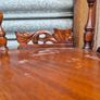 Vintage Mahogany Corner Whatnot Display Shelf Image 4