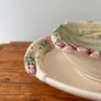 French Vintage Ceramic Majolica Asparagus Serving Set Image 6