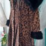 Collectif leopard print coat Image 2