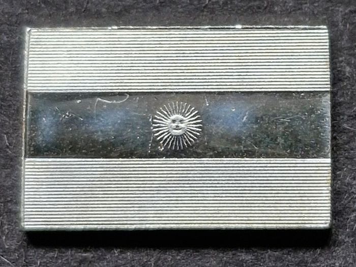 Franklin Mint Flags Of United Nations  Sterling 925 Silver (Price is For 1 Flag)