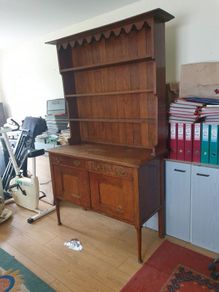 Irish dresser, old Irsh red oak