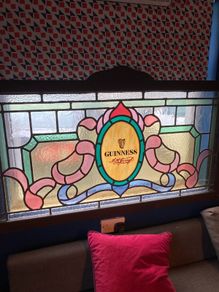 Guinness stain glass window