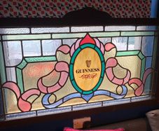 Guinness stain glass window