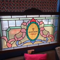Guinness stain glass window