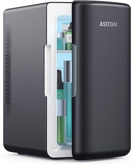 FREE P&P Mini Fridge 6 Litre / 8 Can | Cooler and Warmer | AC/DC | Small Fridge for Bedrooms, Car, Drinks, Beauty, Skincare, Travel