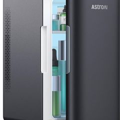 FREE P&P Mini Fridge 6 Litre / 8 Can | Cooler and Warmer | AC/DC | Small Fridge for Bedrooms, Car, Drinks, Beauty, Skincare, Travel