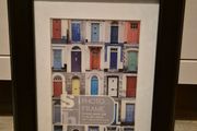 Black photo frame 13 x 18 cm