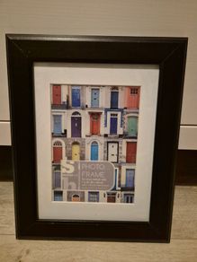 Black photo frame 13 x 18 cm