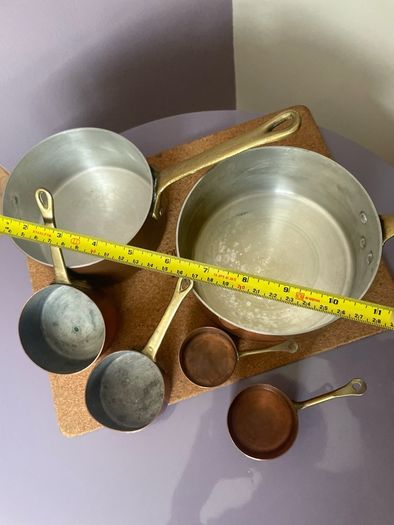 Copper pots