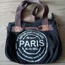 Canvas Black-and-Brown Crossbody Bag Image 8
