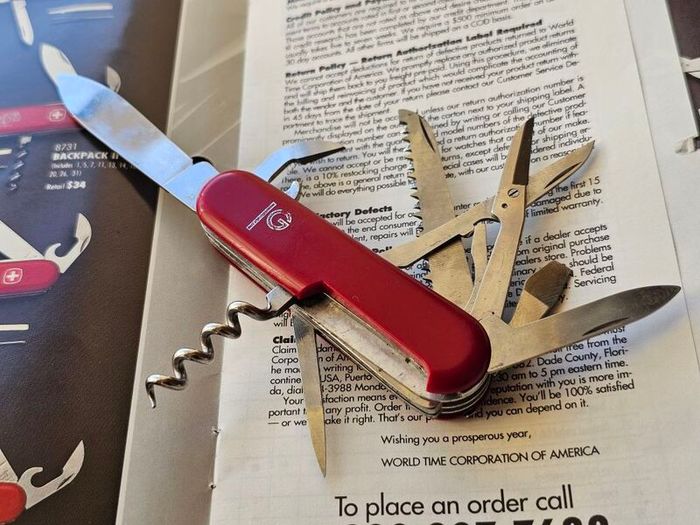 Vintage Wenger Forester Discontinued Model 85mm Swiss Army Knife Collectable 1980s
