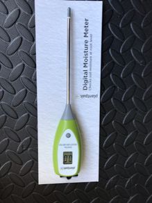 soil moisture meter at root level