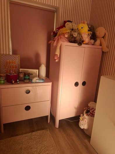 child wardrobe and bedside table