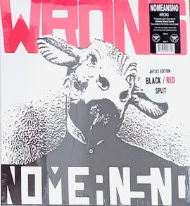 Nomeansno - Wrong LP, Album, Ltd, RE, Black/red split