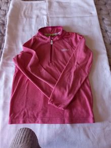 Regatta half zip age 14 Fleece -winter pink age 14