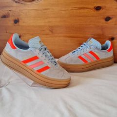 2025 adidas gazelle bold Size 5.5 eu 38 2/3 clear sky/solar red in excellent condition