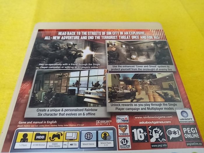 Rainbow Six Vegas 2 Tom Clancy s PlayStation 3 Ps3 Games Original
